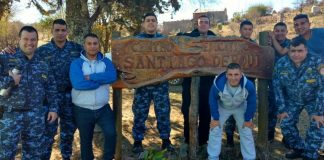 Infantería acercó donaciones a la Escuela “Santiago Derqui” de Ischilín