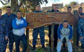 Infantería acercó donaciones a la Escuela “Santiago Derqui” de Ischilín