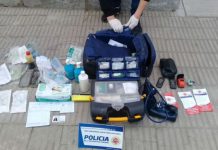 Tras persecución atrapan a una pareja a bordo de una ambulancia adulterada